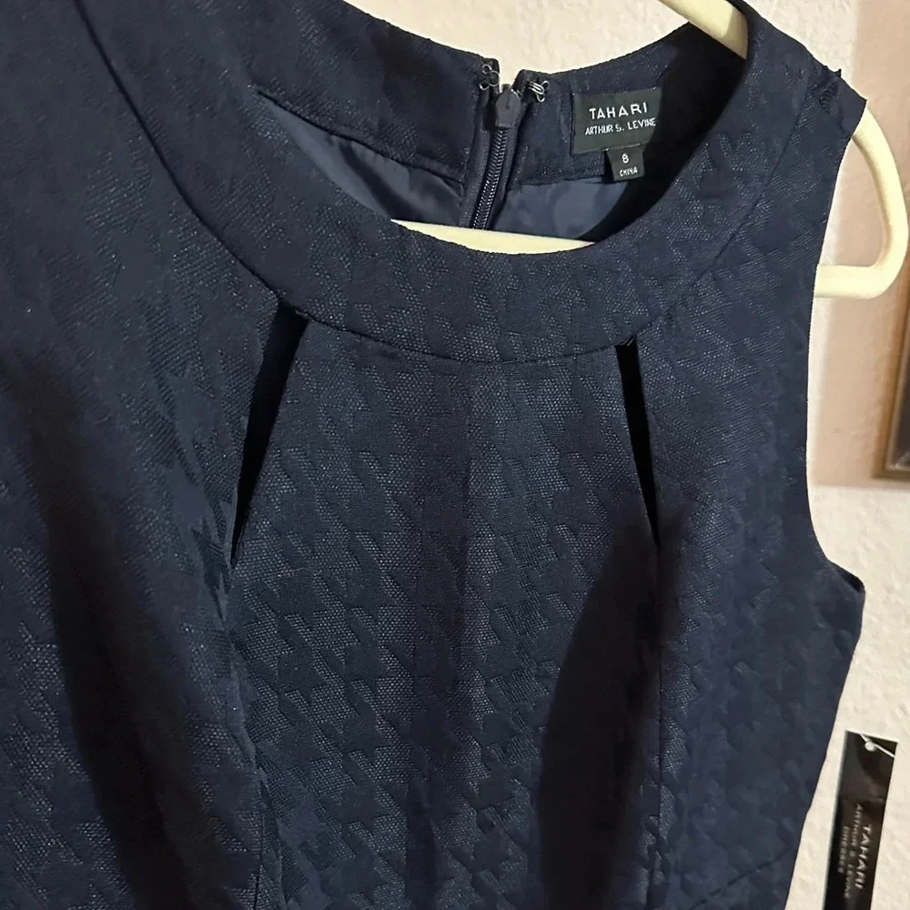 Tahari navy dress size 8